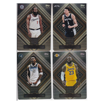 球星卡 哈登 文班亚马 爱德华兹 勒布朗詹姆斯折射topps 2025