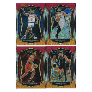 球星卡奎克利德里克怀特奥孔古格里芬三色折二帕尼尼20-21select