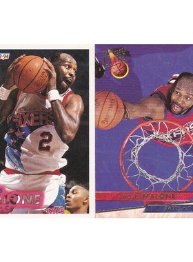 NBA球星卡 摩西马龙 fleer 1994
