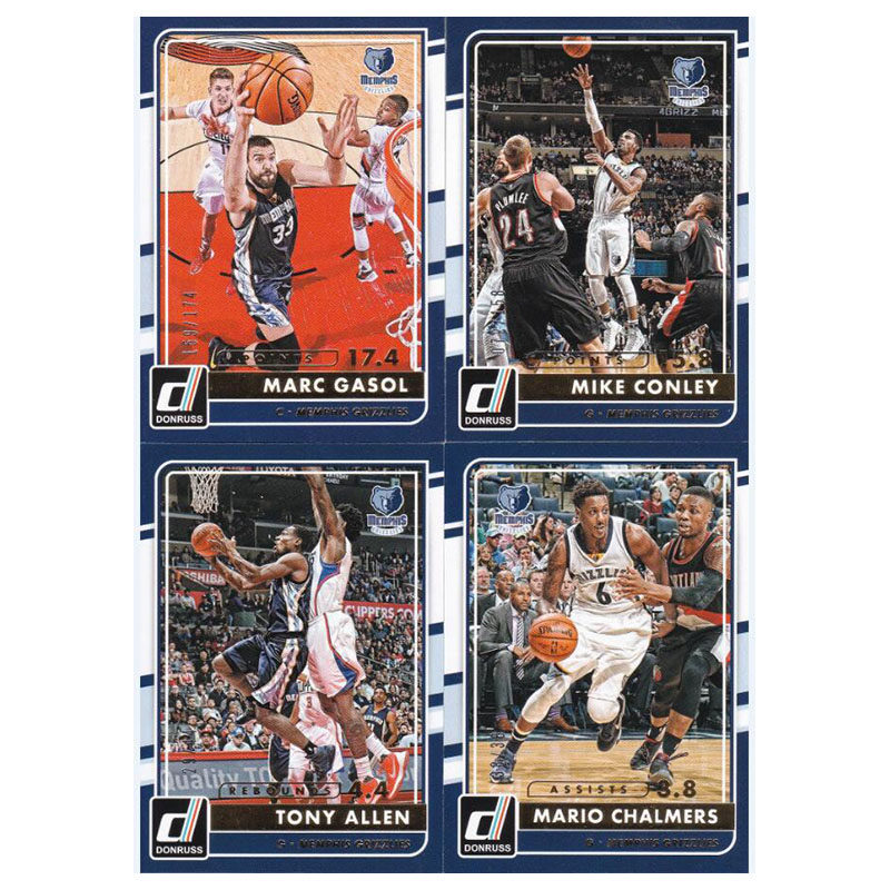 NBA球星卡 小加索尔 康利 托尼阿伦 查尔莫斯 panini15-16donruss