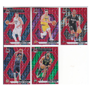 球星卡约基奇里弗斯克里斯保罗西亚卡姆塔图姆红折射24-25mosaic