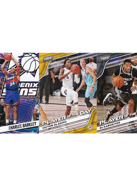 NBA球星卡 巴克利 奥拉迪波 福克斯 帕尼尼20-21节日包