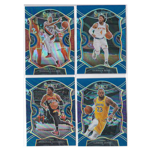 球星卡利拉德 罗斯 米切尔 勒布朗詹姆斯蓝折射帕尼尼20-21select