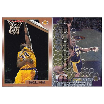 NBA球星卡 topps 1999 大鲨鱼 沙奎尔奥尼尔 湖人队