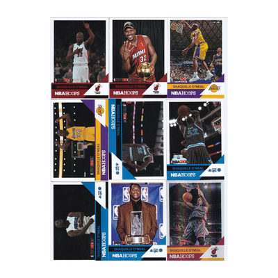 NBA球星卡篮球panini17-18 hoops 大鲨鱼 奥尼尔2K18折射退役纪念