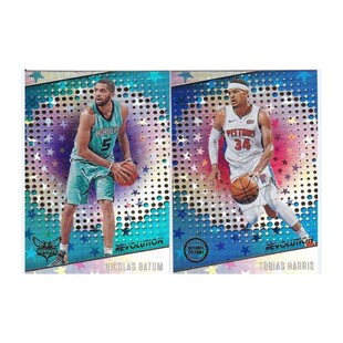 NBA球星卡panini17-18revolution巴图姆 哈里斯 星星折射