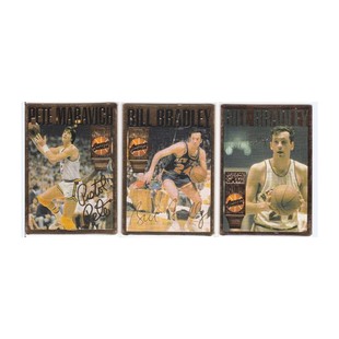 PACKED 比尔布拉德利ACTION 印签金少见1994 马拉维奇 NBA球星卡