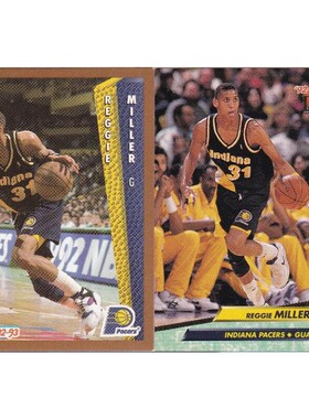 NBA球星卡 fleer 1992 雷吉米勒