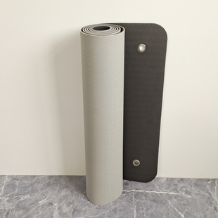 打孔瑜伽垫tpe挂墙送挂钩男士训练健身垫健身房瑜伽馆悬挂打扣子