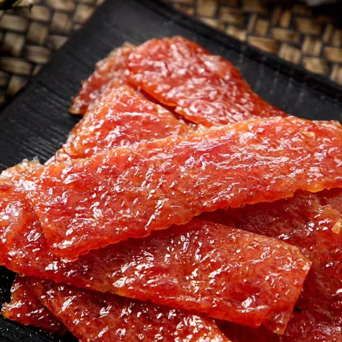 潮汕牛肉脯猪肉高蛋白(XO酱味)(蜜汁味)牛肉干500g独立小包装零食