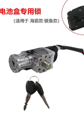 代驾车折叠电动自行车电瓶锁锂电池盒子锁扣电门开关钥匙开关配件