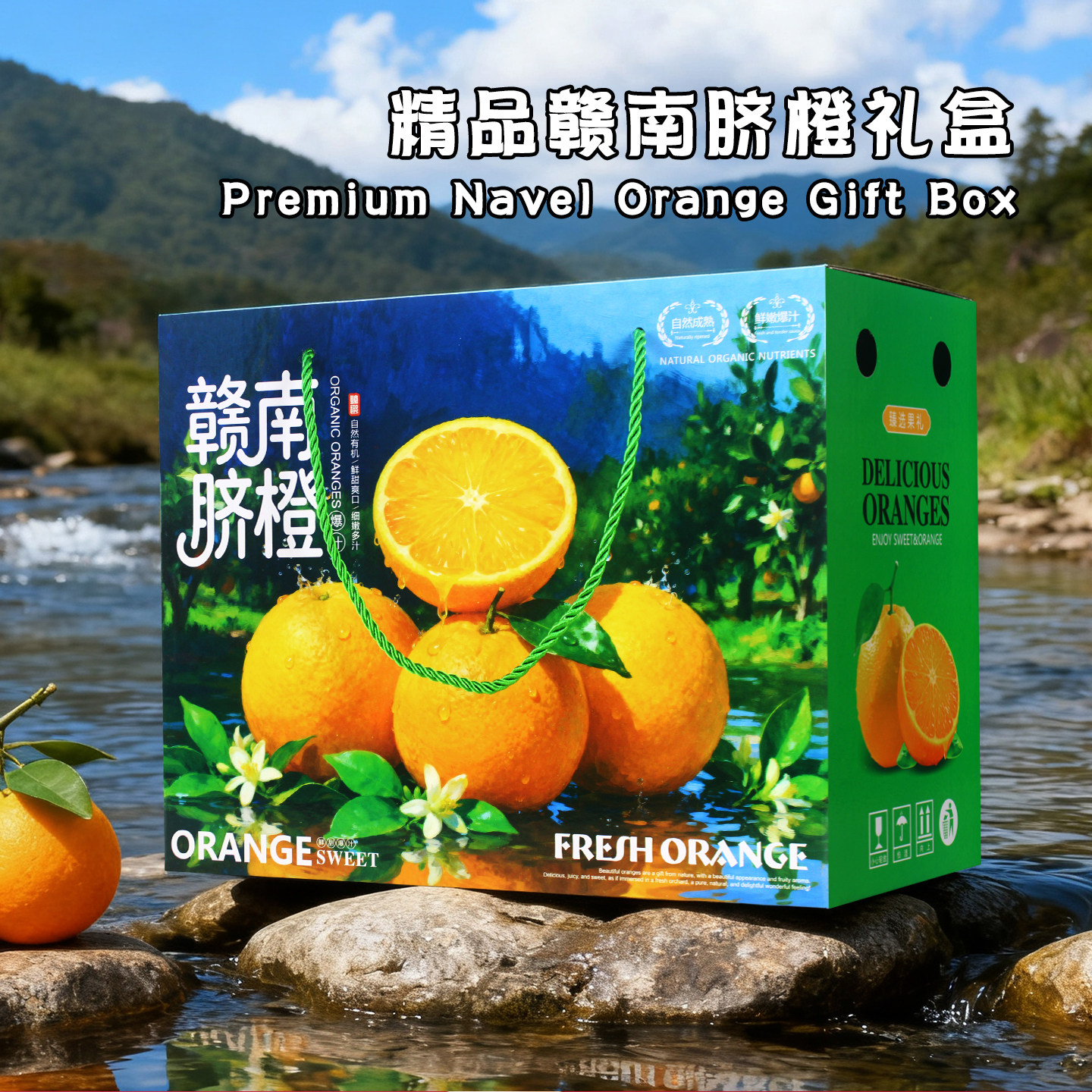 赣南脐橙礼品盒包装箱水果纸箱子