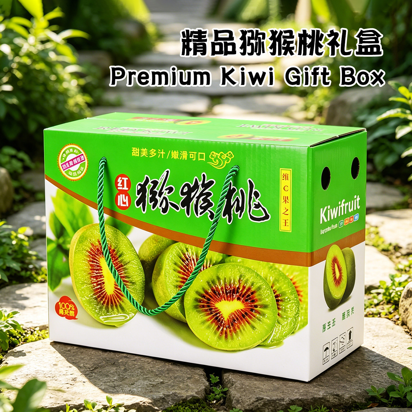 5斤10斤精品猕猴桃礼盒图片