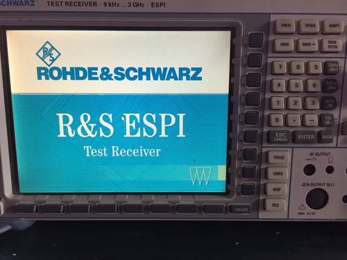 出售： EMI/EMC测试接收机：ESPI3，ESPI7，ESCI3 ESCI7接收机