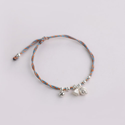 S925银两世欢手工编织手链