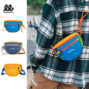 WCC 日系潮牌户外便携运动小胸包男潮流迷你休闲单肩斜挎包腰包女