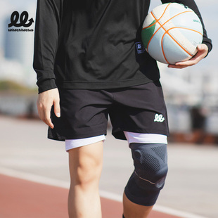 JRs x WCC美式篮球短裤假两件运动裤跑步五分训练球裤宽松男女