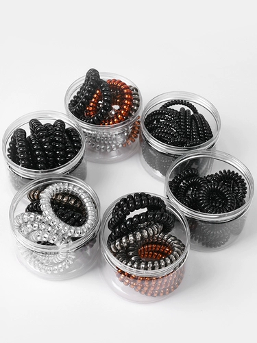 Маленький телефон, резинка для волос, черный аксессуар для волос, в корейском стиле, Южная Корея, простой и элегантный дизайн