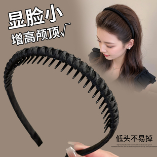 洗脸的发箍女款2025新款专用敷面膜头箍固定头发刘海发卡带齿防滑