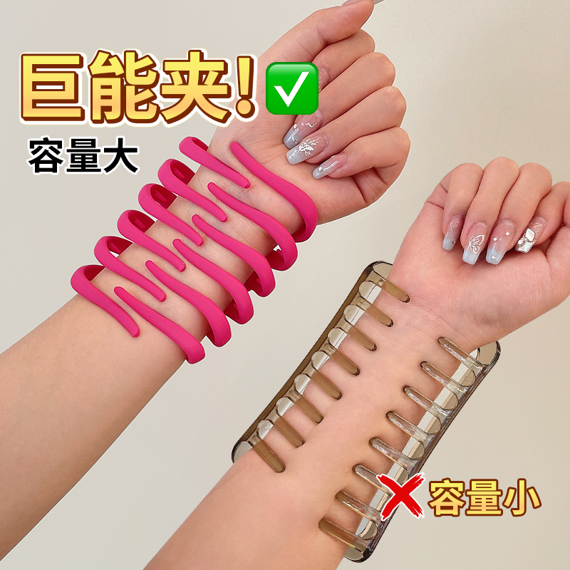戴上这款南瓜抓夹很有氛围感