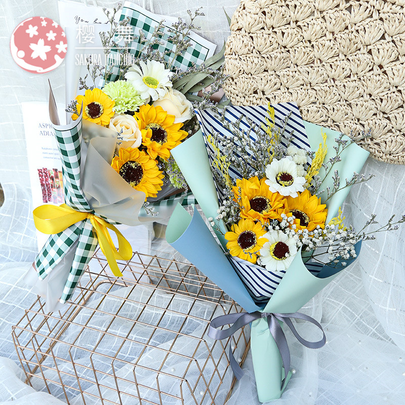 向日葵仿真花束黄色小干花毕业季送男朋友过生日ins风香皂花礼物|msdalam kategori penghantaran bunga/bunga simulasi/tumbuhan berkebun, bunga tiruan/tumbuh-tumbuhan hijau/Buah-buahan dan sayur-sayuran siap (baru), bunga tiruan - dari Buy2taobao.com untuk memberikan perkhidmatan ejen Taobao profesional membeli