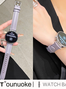 xit适用于华为gt5手表gt4表带41mm官方车线gt6智能新款48真牛皮watch4男生gt3女士18高级感双车线荣耀4pro