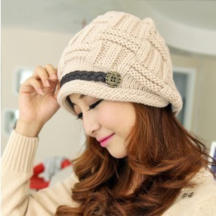 针织帽百搭女秋冬保暖