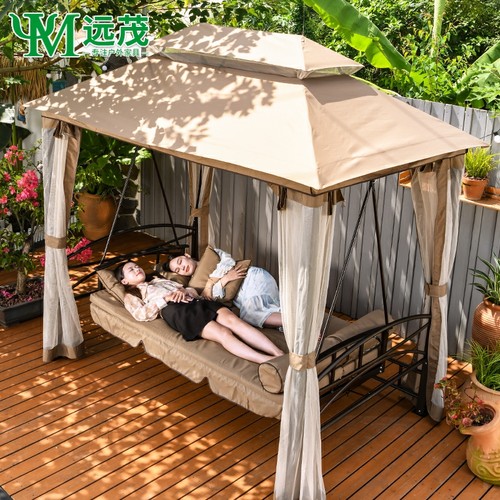 远茂秋千户外庭院躺床摇摇椅可坐可躺两用室外秋千椅花园休闲吊椅