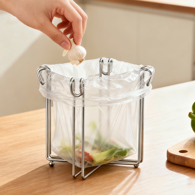 304不锈钢折叠垃圾袋支撑架