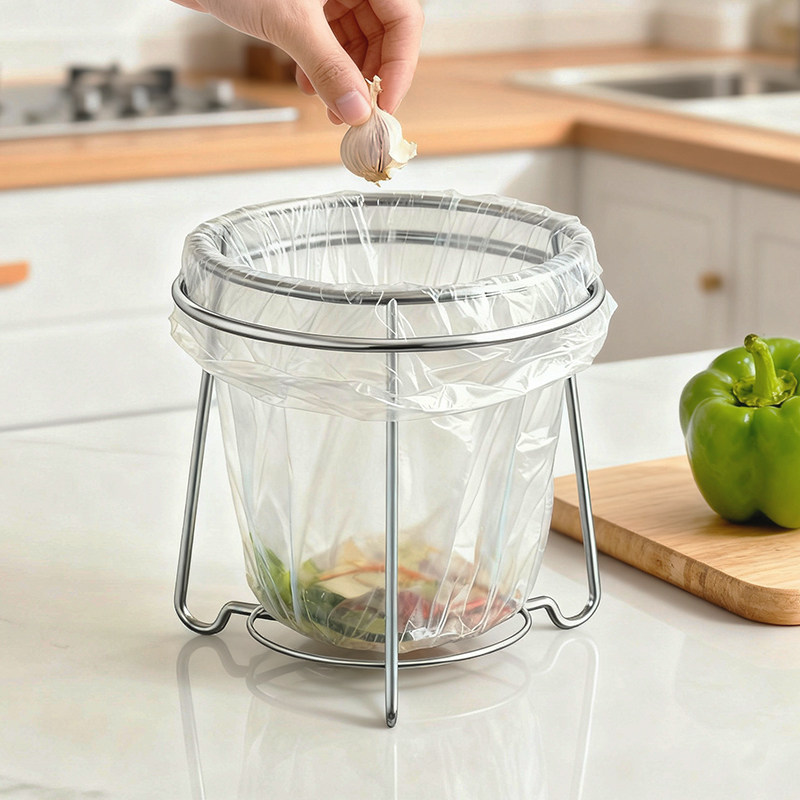 304不锈钢厨房垃圾袋支架防锈