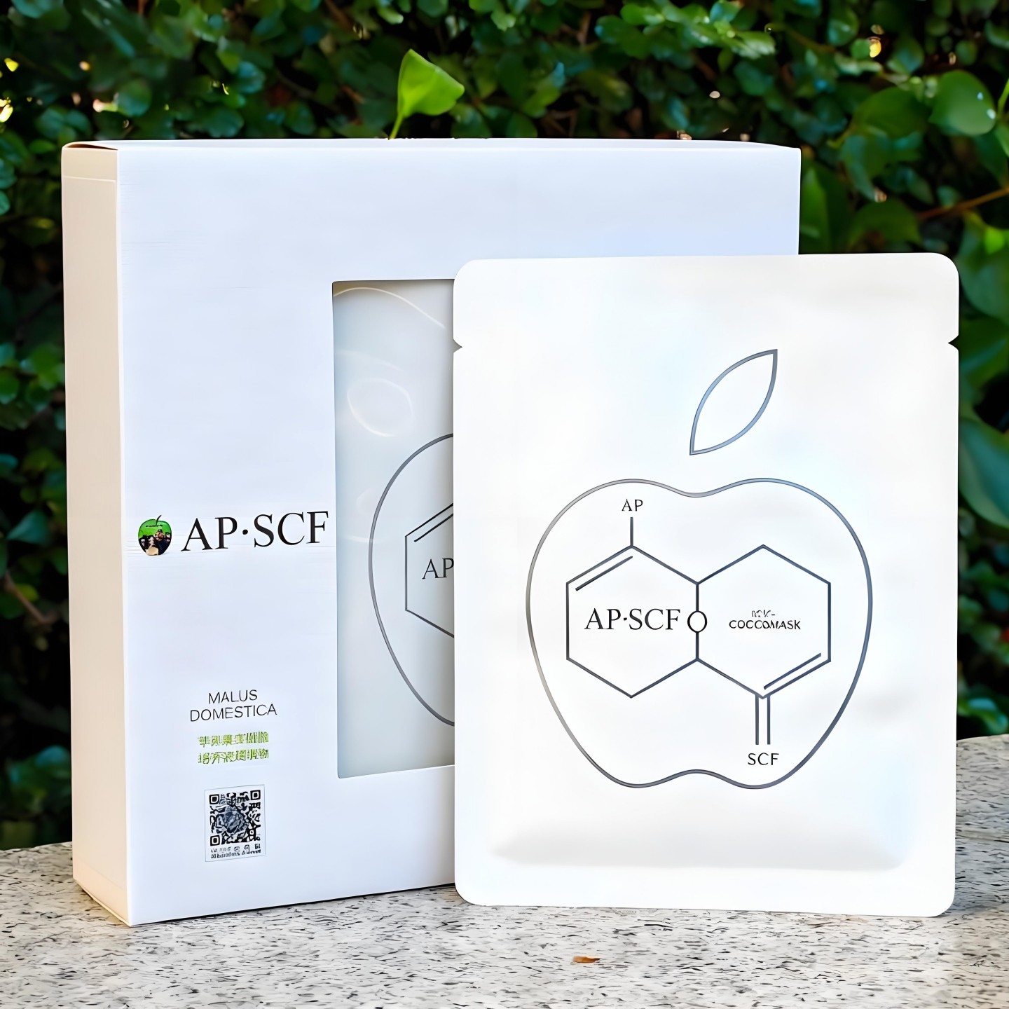 APSCF冰膜贴5片 水润保湿补水紧致收缩毛孔面膜 苹果细胞正品防伪
