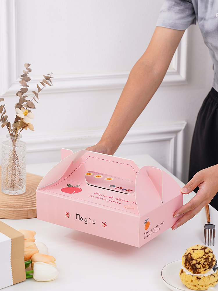 蛋挞西点打包盒月饼蛋黄酥包装盒