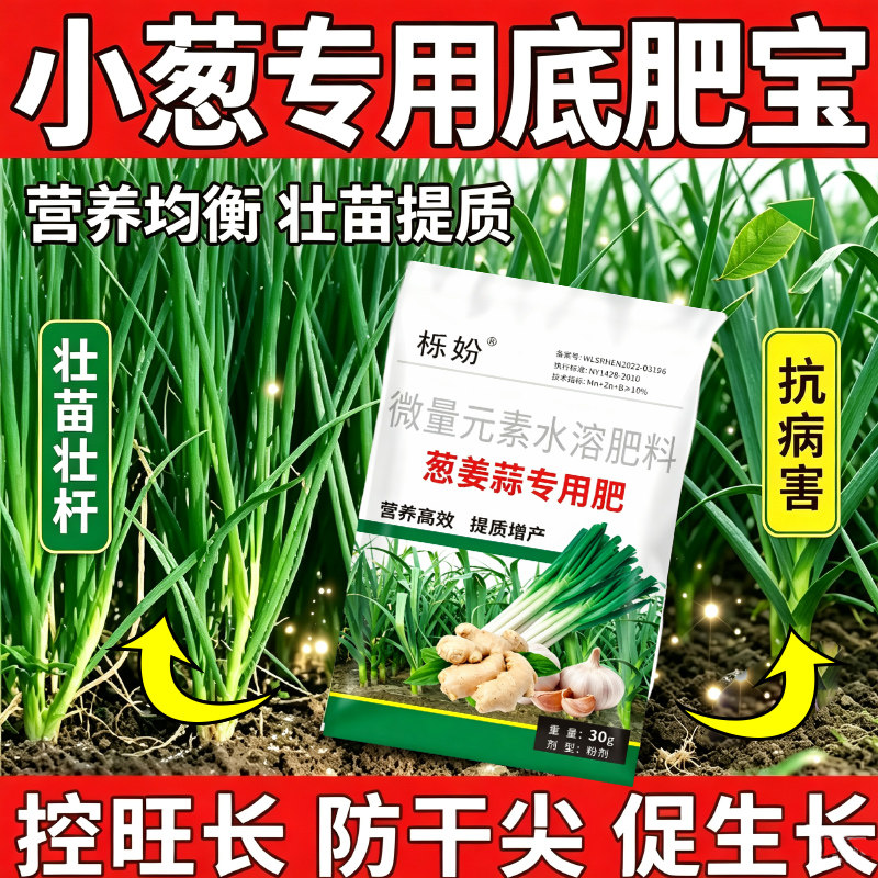 【小葱提苗旺长肥】小葱香葱提苗剂生根壮苗促长专用肥抗病增产肥