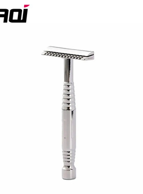 YAQI Romulus开梳抛光不锈钢手动老式刮胡刀ac男士剃须安全剃刀