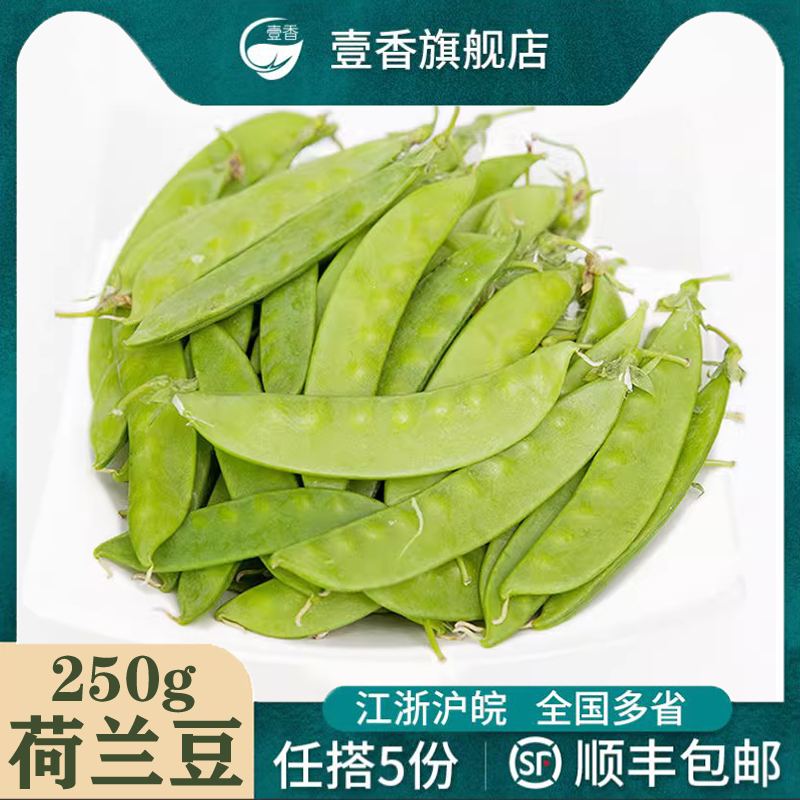 壹香 荷兰豆250g 新鲜蔬菜甜豆青豆菜豌豆江时令清炒蔬菜 5件包邮 水产肉类/新鲜蔬果/熟食 新鲜豆类 原图主图