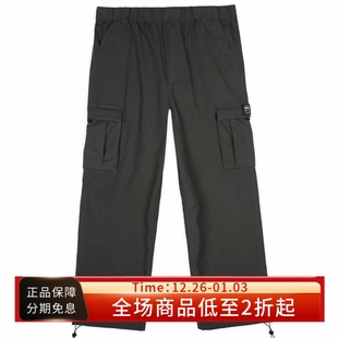 Pant炭灰色棉质防撕裂多袋宽松飞行员裤 Brain Flight 25SS Dead