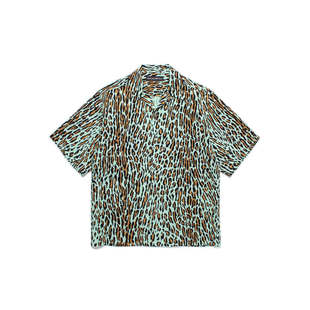 WACKO MARIA 25SS HAWAIIAN SHIRT S/S豹纹夏威夷宽松短袖衬衫