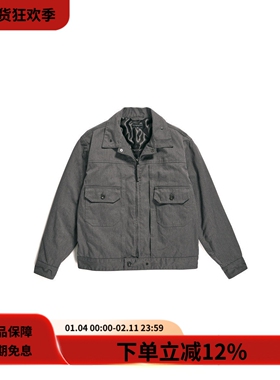 ENGINEERED GARMENTS(EG)23FW Trucker Jacket灰色宽松短款夹克