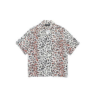 WACKO MARIA 25SS HAWAIIAN SHIRT S/S宽松豹纹夏威夷短袖衬衫