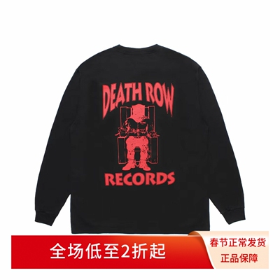 WACKOMARIA纯棉印花圆领长袖T恤