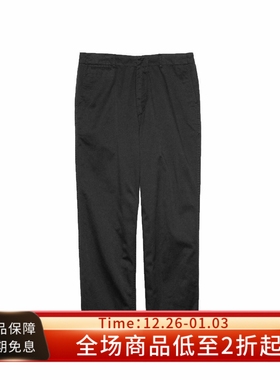 nanamica 24FW Wide Chino Pants黑色斜纹布宽松廓形直筒休闲长裤