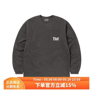 thisisneverthat 25SS Pocket L/S Tee水洗纯棉宽松口袋长袖T恤