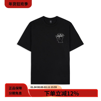 BrainDead创意印花纯棉短袖T恤