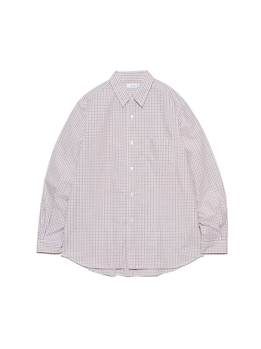 nanamica千鸟格宽松廓形长袖衬衫