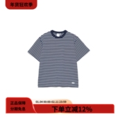 nanamica T恤 Tee天竺棉休闲宽松条纹圆领短袖 PUMA彪马Striped