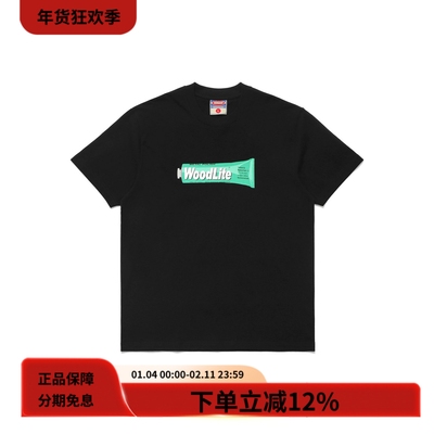 Metalwood创意印花宽松短袖T恤