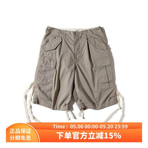 F/CE.复古多口袋工装短裤