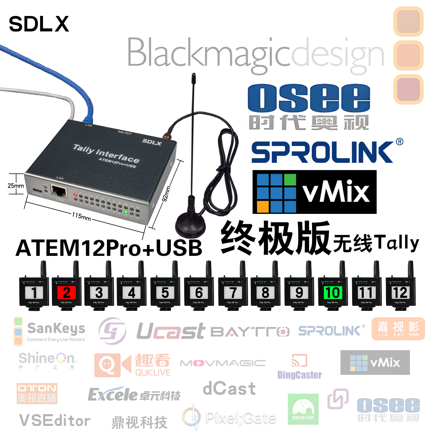 SDLX演播室型扩展灯原厂芯