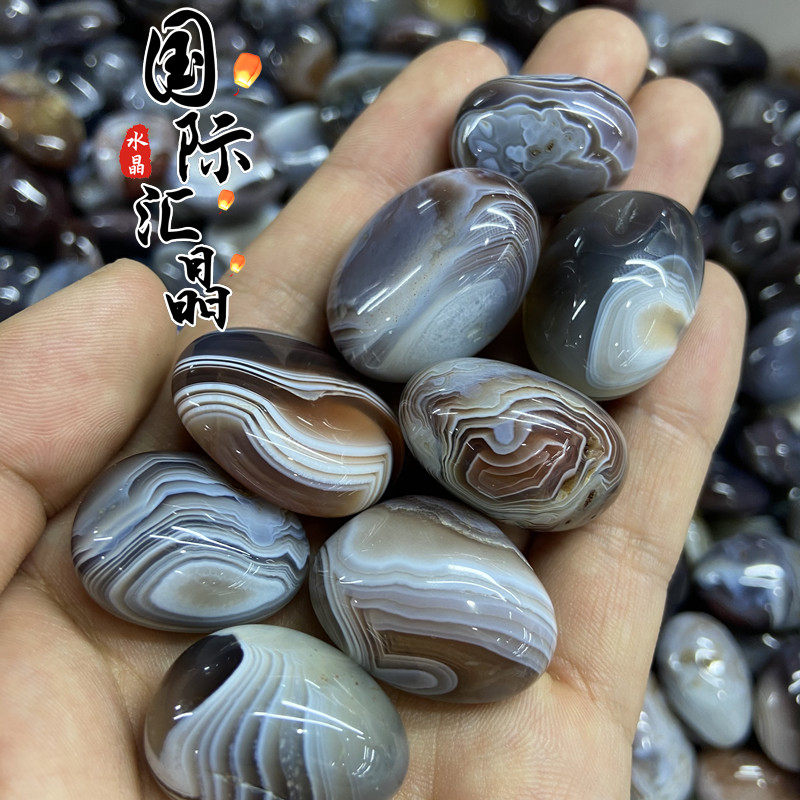 天然波斯玛瑙原石摆件大颗粒造景鱼缸石玛瑙原石手把件送人礼品石