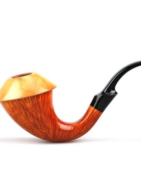 意大利Mimmo Provenzano 米莫石楠木葫芦式手工烟斗收藏级 浅色